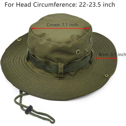 Sonnenhut Herren Grün Hut Herren Breitekrempe Dopelschichtig