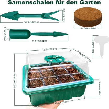 Anzuchtkasten Mini Gewächshaus 10 Stück Zimmergewächshaus