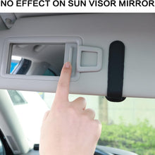 Magnetischer Sonnenbrillenhalter aus Leder Clip für Sonnenblende Auto Schwarz