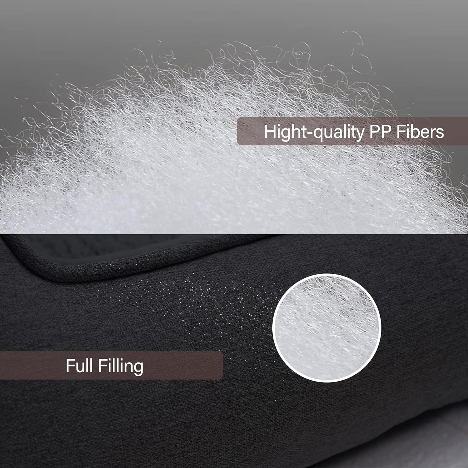 Hochwertiges Hundebett Hundekissen waschbar 110x86x26 cm