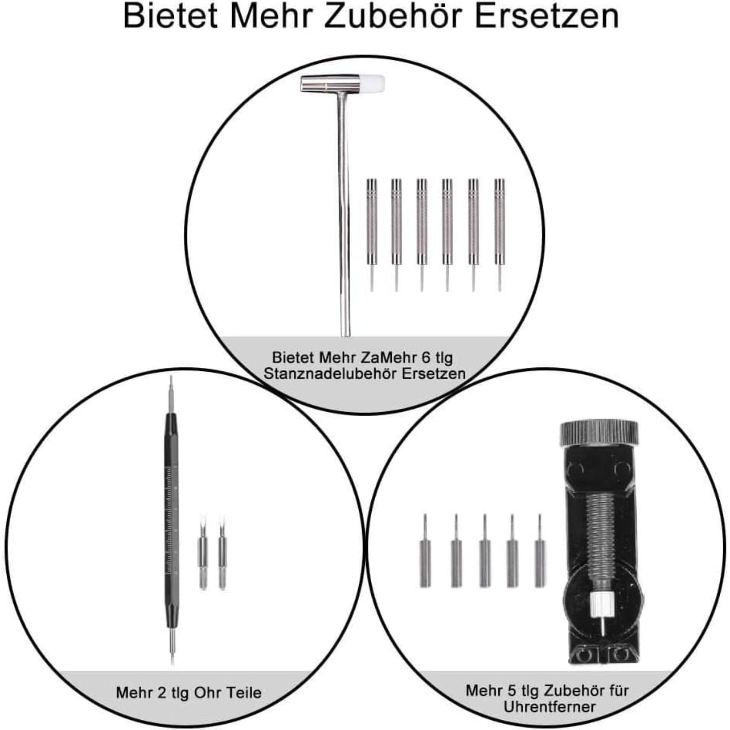 Uhrmacherwerkzeug Set 153 Uhrenwerkzeug Profi Gehäuseöffner