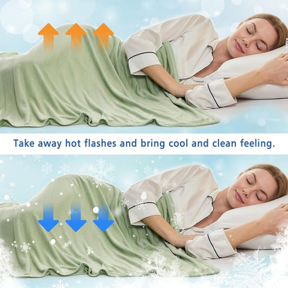 kuscheldecke flauschig sofadecke Kühldecke 2-1 Doppelseitige