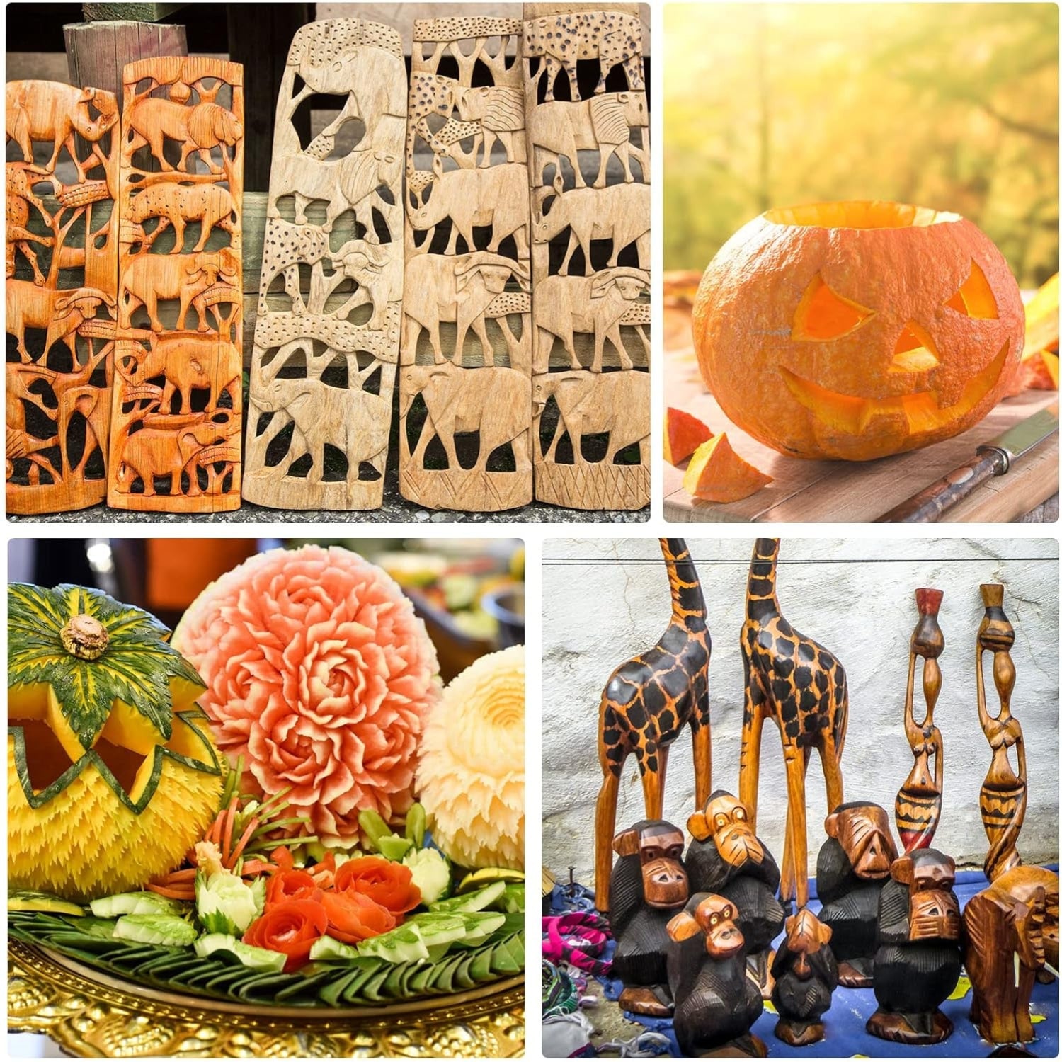 20 Teiliges Schnitzwerkzeug Schnitzset Geschenke für Kinder