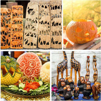 20 Teiliges Schnitzwerkzeug Schnitzset Geschenke für Kinder