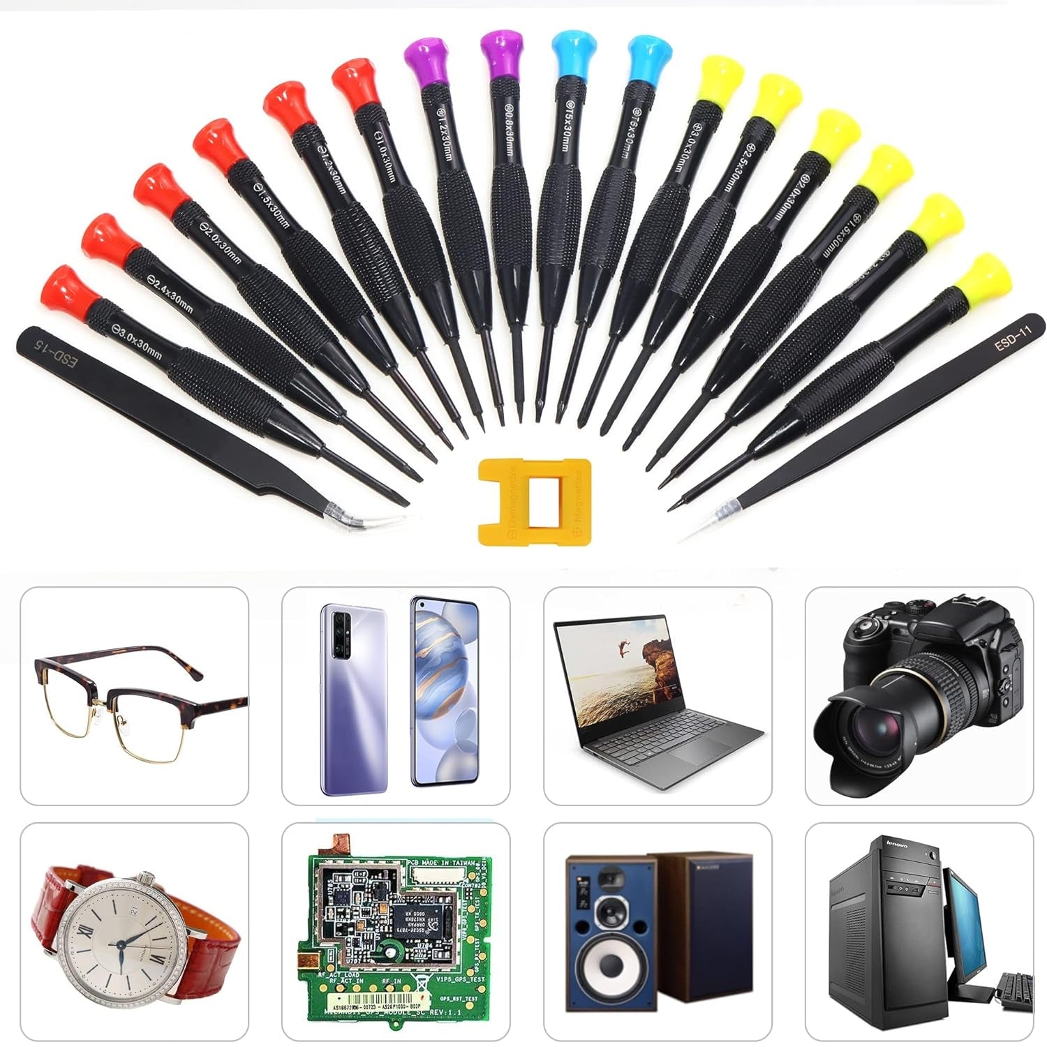 uhrmacherwerkzeug uhrmacher Schraubendreher 18 Teiliger Set