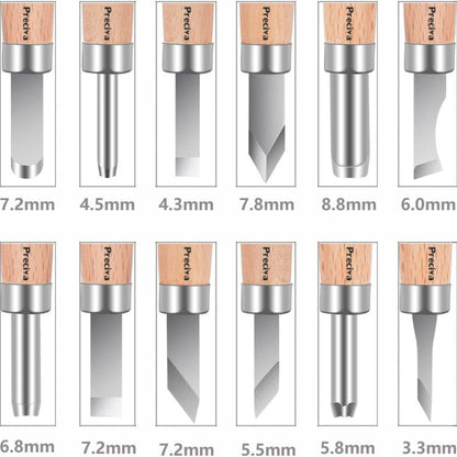 Schnitzwerkzeug 12er Set Holz Schnitzmesser Schnitzmesser