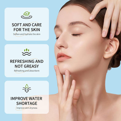 Aloe Vera Gesichtspflege 8-tlg Set Geschenke für Frauen Peeling Gel Ton-Maske