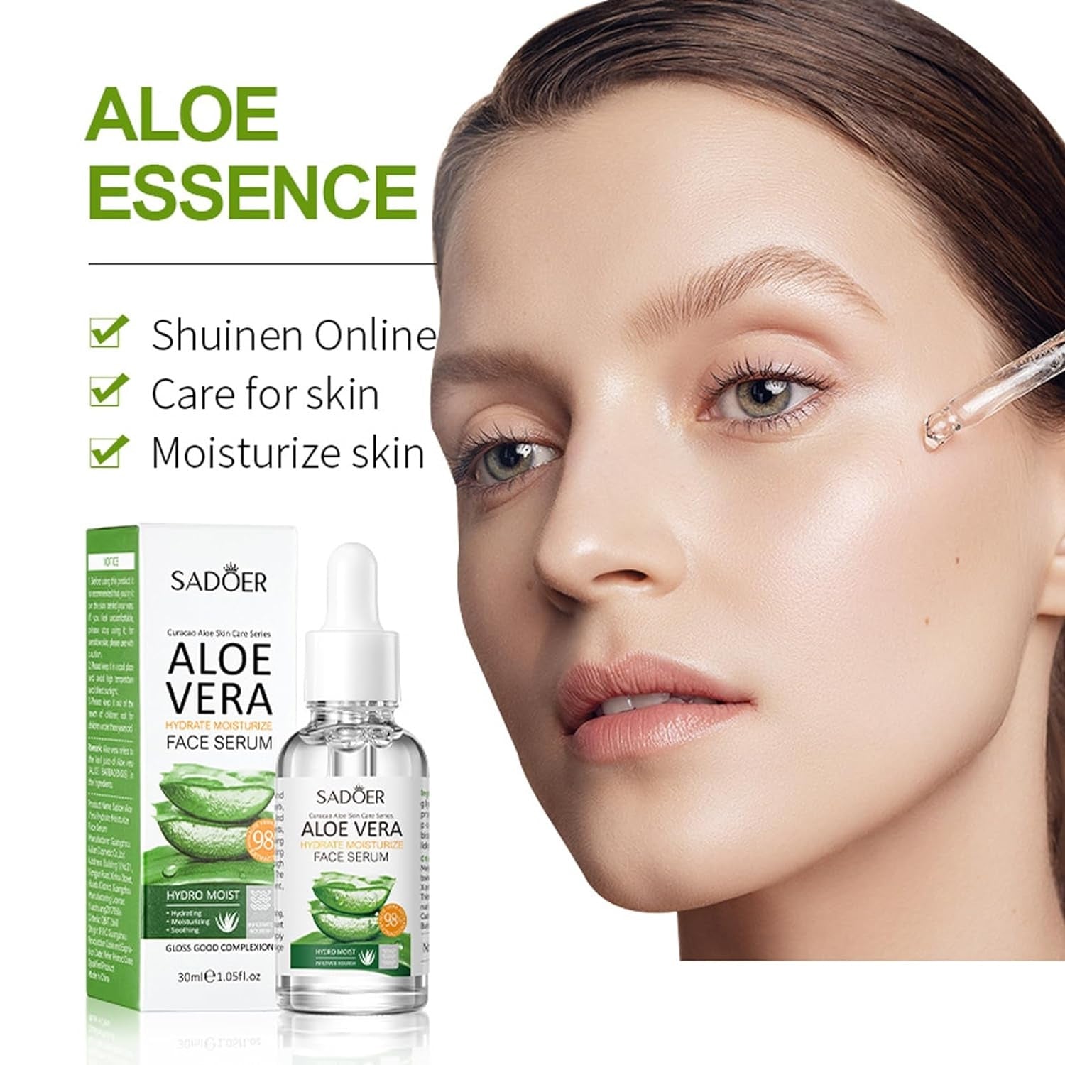 Aloe Vera Hautpflege Geschenkset 9-teilig Feuchtigkeitsspendend für alle Hauttypen