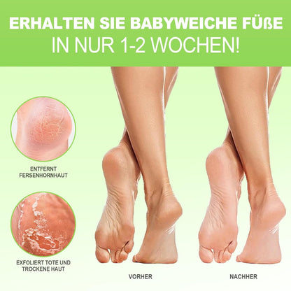 3 Paar Fußmaske Hornhautentferner Milchsäure Hornhaut Socken Feuchtigkeitsspendend