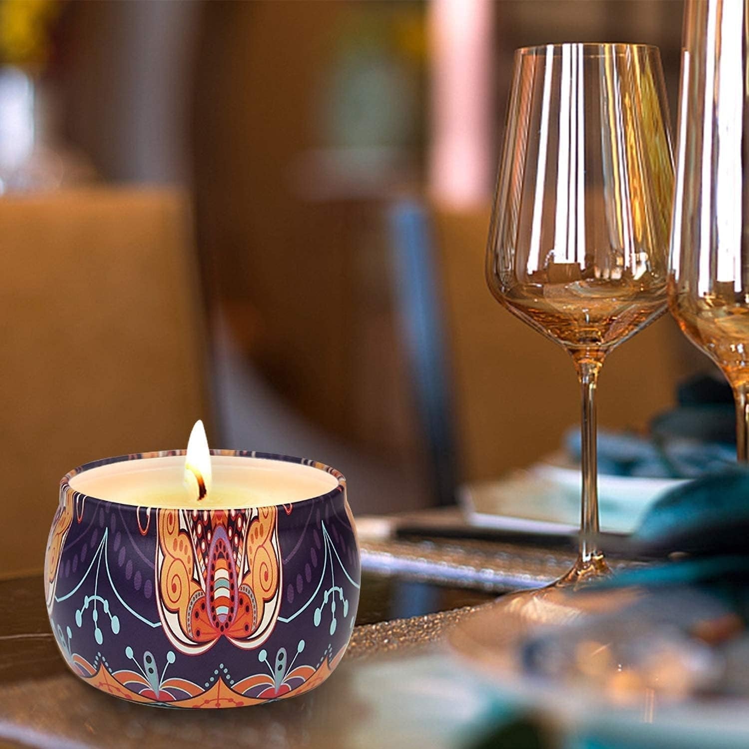 Duftkerzen Geschenkset 4 Stück Kerzen Geschenke für Frauen