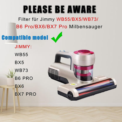 HEPA-Filter für Jimmy BX5 BX6 6 Pro BX7 Pro Milbensauger