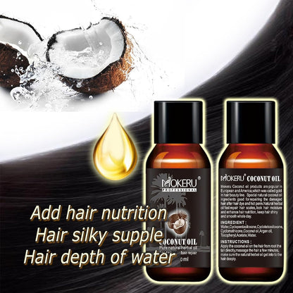 Kokos Haaröl 30ml Anti-Haarausfall Glanz Feuchtigkeit für Frauen und Männer