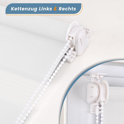 Klemmrollos für Fenster ohne Bohren Plissee Klemmfix 45x170