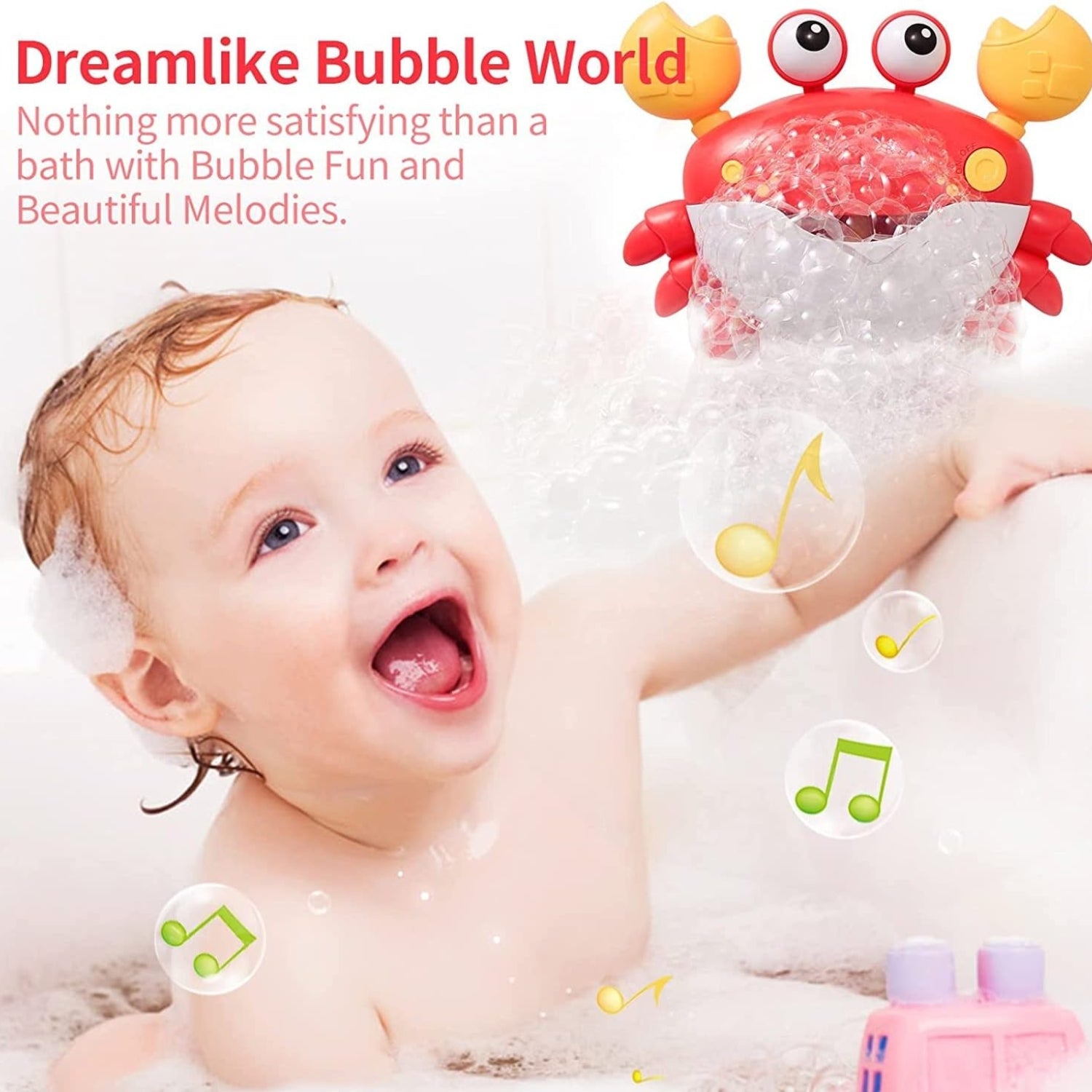 Baby Badewannenspielzeug Krabbe Badespielzeug Bubble