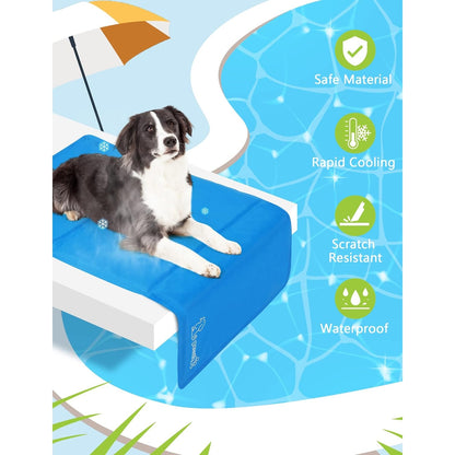 Kühlmatte Hund 90x50cm Kühl Hundedecke kühlmatte katze