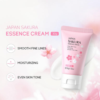 7tlg Sakura Gesichtspflege Set Feuchtigkeit Anti Aging Geschenke für Frauen