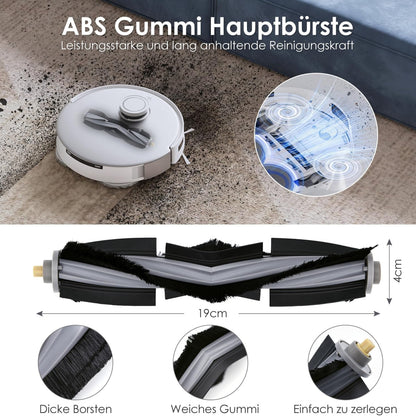 Zubehör Set für Ecovacs Deebot T20e OMNI T20 OMNI 6 Staubbeutel 4 Wischtücher