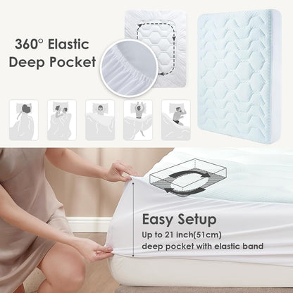 flauschige decke kuscheldecke Kinder Gel Topper 180x200cm Boxspringbett Matratzentopper 180x200cm Memory Foam Matratzen Topper mit extra tiefem Tasche