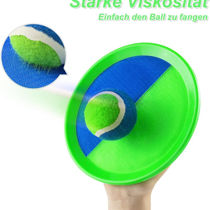 Klettballspiel für Kinder Klettball Strandspielzeug Wurfspiel Kinder Outdoor Spiele für Draußen Strandspiele Kinderspiele Geschenke für Kinder