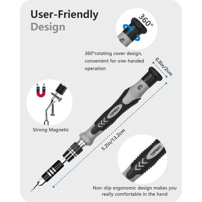 uhrmacherwerkzeug uhren reparatur Feinmechaniker Schraubenzieher 122 in 1 Handy Reparatur Werkzeug Set für PC Computer iPhone Laptop Tablet PS5 Xbox