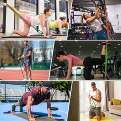 Widerstandsbänder Set 4 verschiedene Stufen Fitnessbänder Pull Up Übungsbänder für Männer Frauen Fitnessbänder für Krafttraining Yoga Pilates