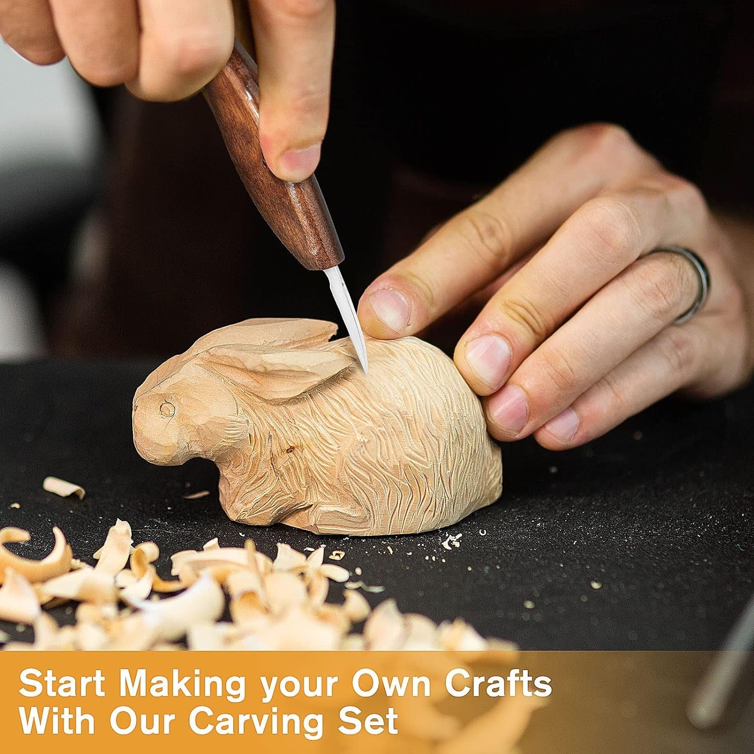 20 Teiliges Schnitzmesser Set Holz Schnitzwerkzeug Schnitzset Kinder Holzschnitzerei Handwerk mit Handschuhen und Schleifsteinen Geschenke für Kinder