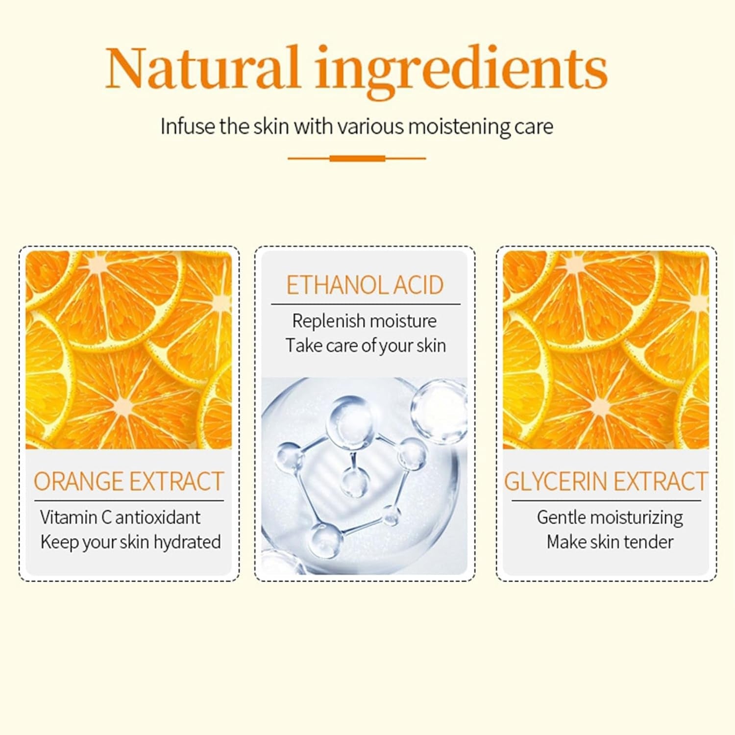 Vitamin C Hautpflege Set für Frauen 5-tlg Feuchtigkeit & Anti-Aging Pflege