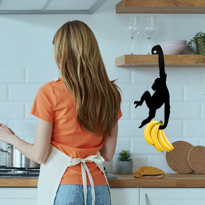 Lustiger Bananenhalter Affe Küchen Deko Bananenhaken Obst Frischhalter Geschenk
