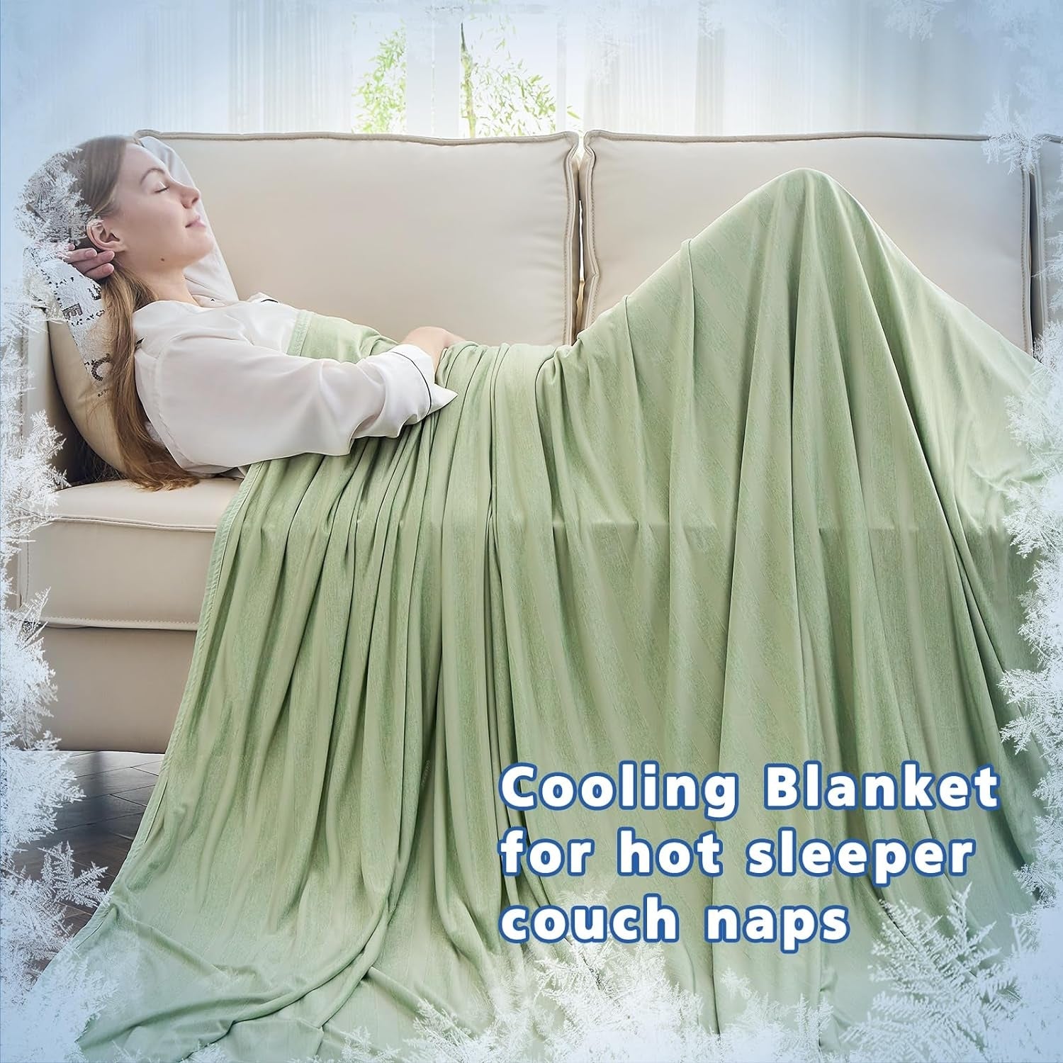 kuscheldecke flauschig sofadecke Kühldecke Kühlende Decke 152x203 cm 2 in 1 Doppelseitige Atmungsaktiv Tagesdecken Bettüberwurf Kuscheldecke Gestreift