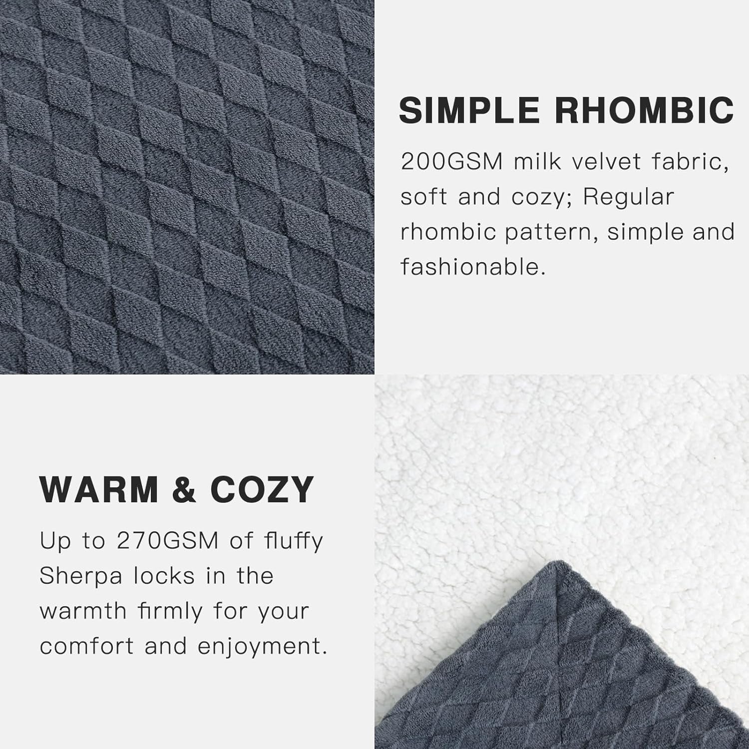 Kuscheldecke Kinder 160x200 cm Sofadecke Flauschige Wolldecke mit Rentier Schneeflocken 470GSM Warme Sherpa Decke Wohndecke