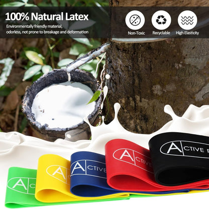 Fitnessbänder Terrabänder Widerstandsband Set Pull Up Assist Band Fitness Band 5 Stück Verschiedene Widerstandsstufen Elastisches Band für Yoga