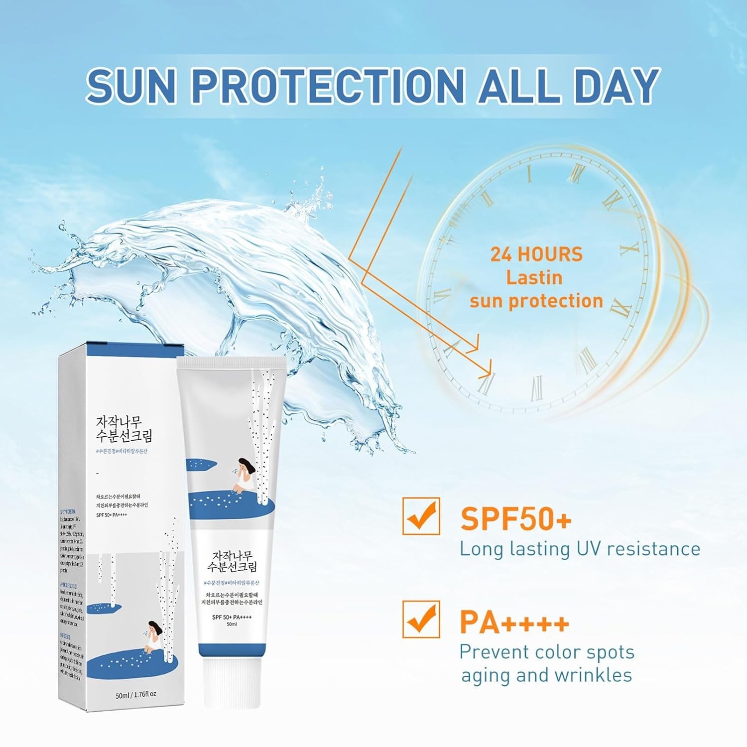 Sonnencreme SPF 50+ Gesicht Anti-Aging UVA UVB Schutz 2x 50ml