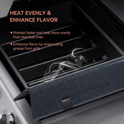 38,9CM Porzellanemaille Brennerabdeckung für Weber Spirit I & II 200 e210 e220 s210 S220 67046 für Weber Spirit 2 für Spirit E210/E220 S210/S220