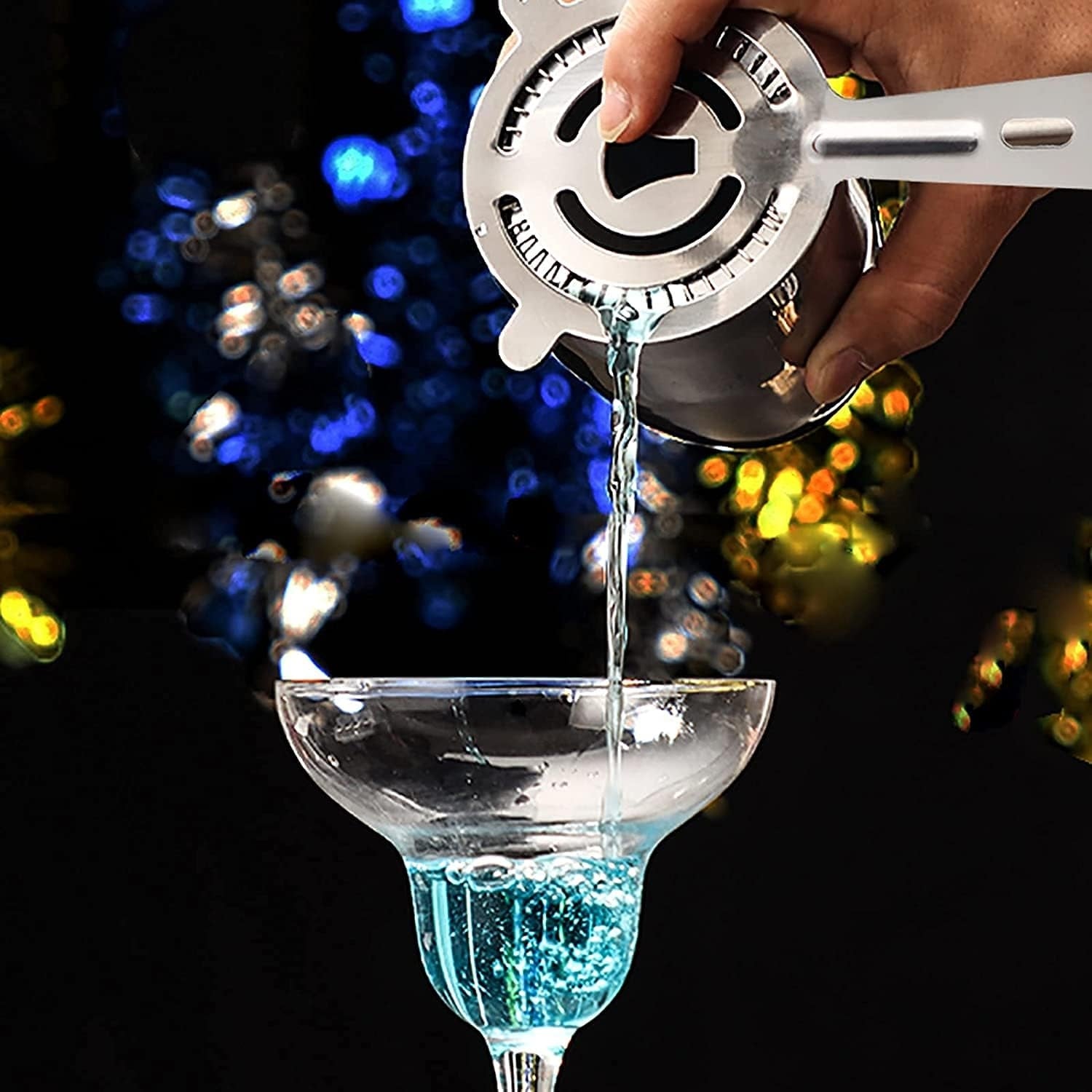 Cocktailshaker Set 750ML Edelstahl 10tlg Bar Kit Zubehör für Zuhause Bar