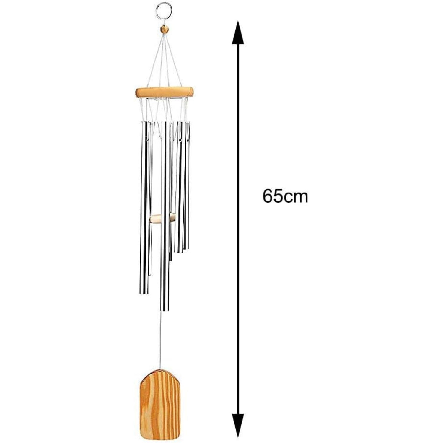 OstalbKlang windspiele für draußen hängend Chimes Metall 6 Rohre Garten Deko