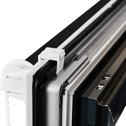 Günstiger Verdunklungsrollo ohne Bohren erdunklungsrollo Klemmfix ohne Bohren mit Bohren Schwarz 40x150cm Thermorollo Klemmrollo Fensterrollo