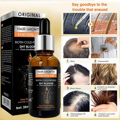 Haarwachstum beschleunigen mit Dermaroller 0.5mm Set Anti Haarausfall
