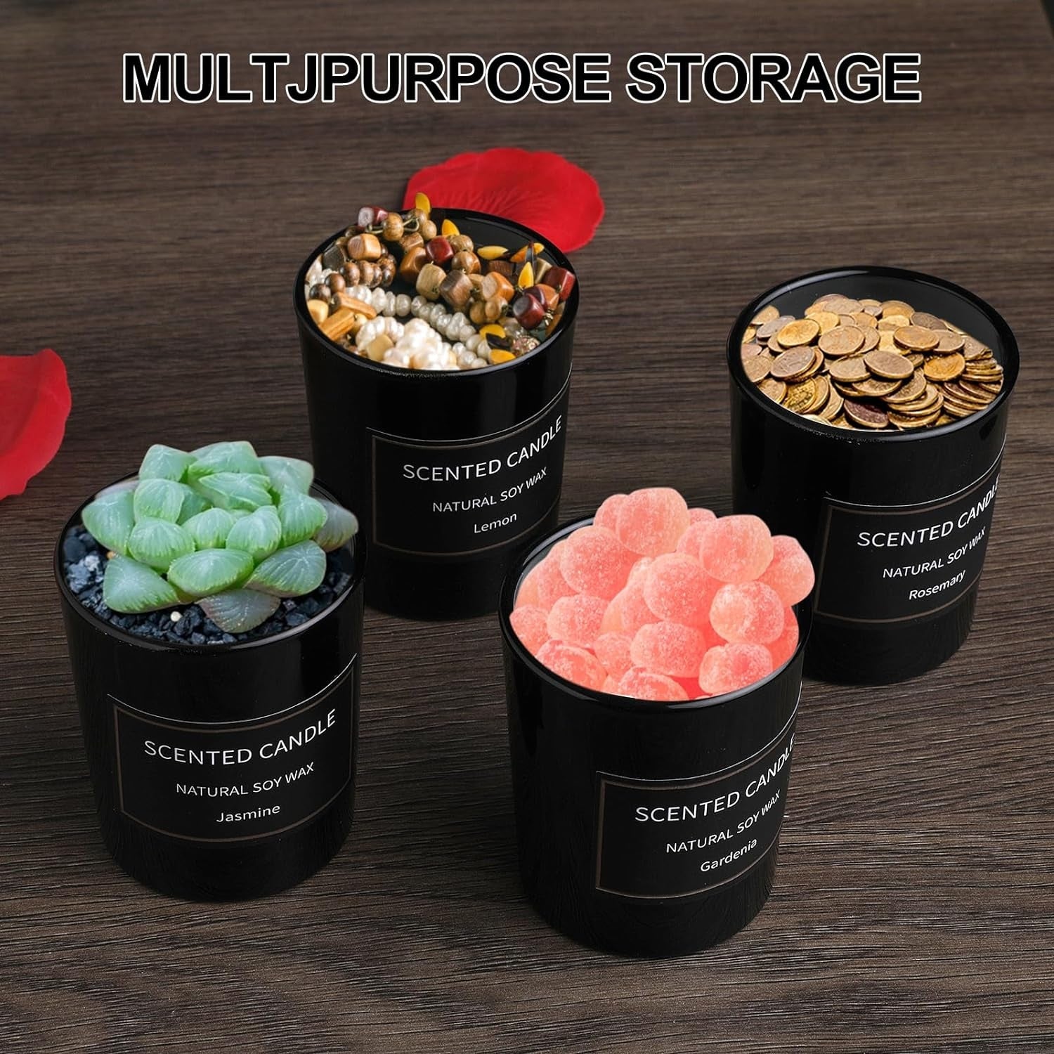 Duftkerzen geschenkset 8 Pack Duftkerzen aus 100% Sojawachs Geschenkset für Frauen Stressabbau Kerzen Duft Natürliches Sojawachs Aromatherapie Kerze