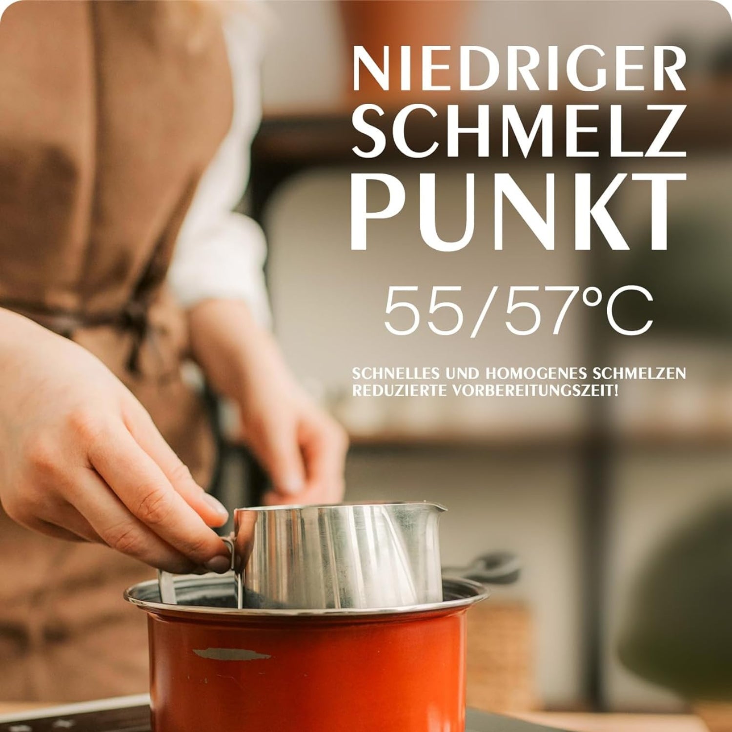 Premium Bio Sojawachs für Kerzen Natürlich Kerzenwachs für die Kerzenherstellung ohne Zusatzstoffe Harmlos und Rein 10kg kerzenwachs zum gießen