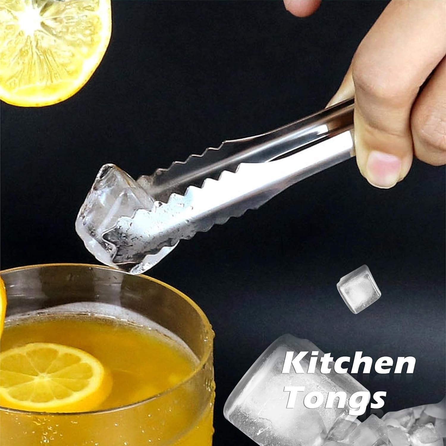 6 Stück Candy Bar Zubehör Zuckerzange Candybar Küchenzange Eiszange Servierzange Süßigkeiten Zange für Hochzeit Party Bar Grill Picknick Edelstahl