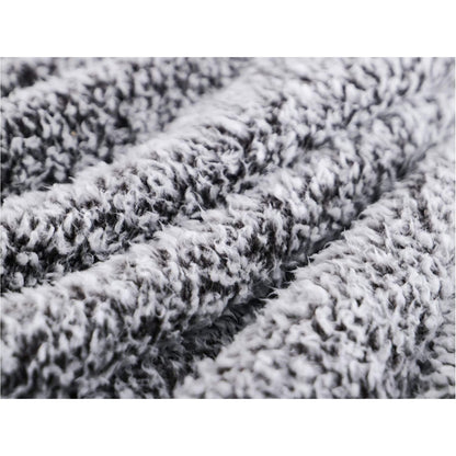 Sherpa Decke Kuscheldecke Flauschig Sofadecke Doppelgesicht Extra Weich Warme Wendbare Flauschige Decke für Sofa und Bett Grau 130x150cm