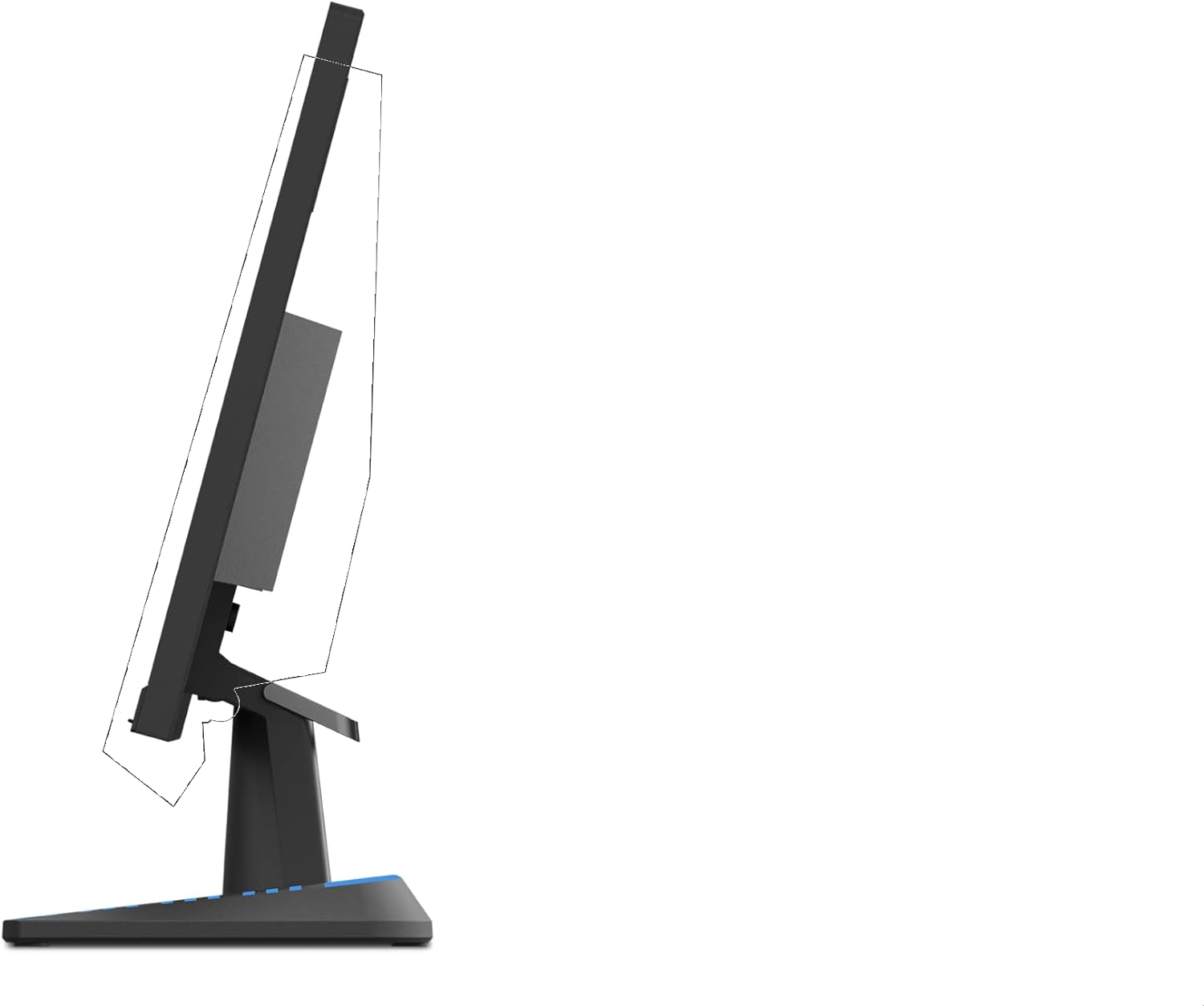 Lenovo G24qe-20, 23,8" QHD Gaming Monitor 2560x1440 100Hz 1ms Reaktionszeit