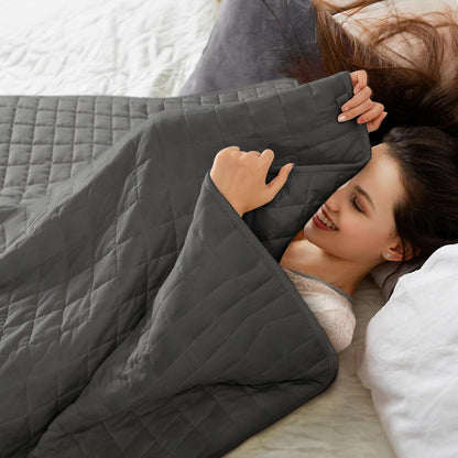 kuscheldecke flauschig sofadecke 150x200cm 7kg blanket therapiedecke