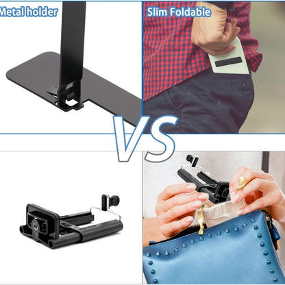 2 Ultradünne Handy Ständer Universal Einstellbare Metall Kickstands