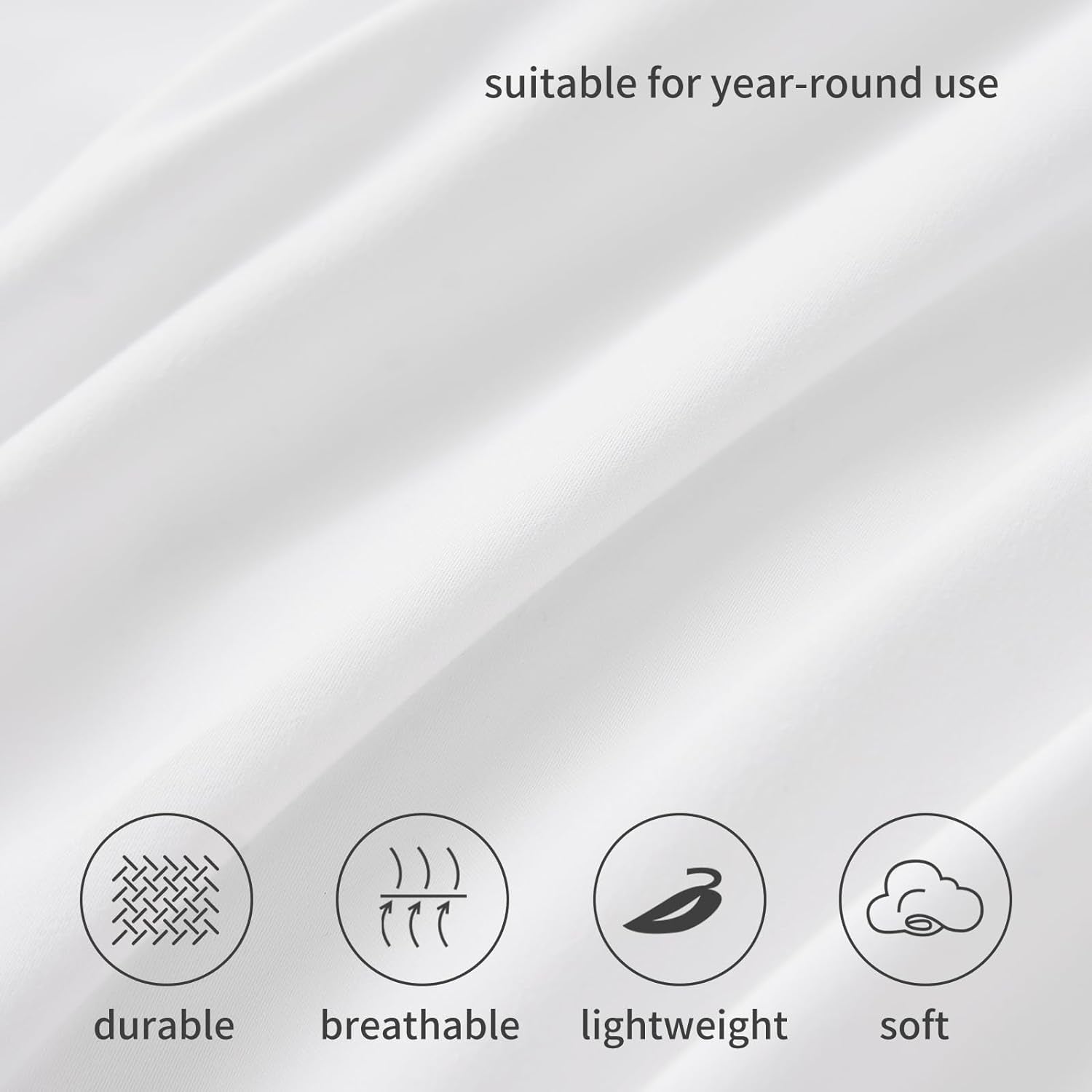 Bettdecke flauschige Decke Spannbettlaken 180x200cm Weiß Mikrofaser Bettlaken