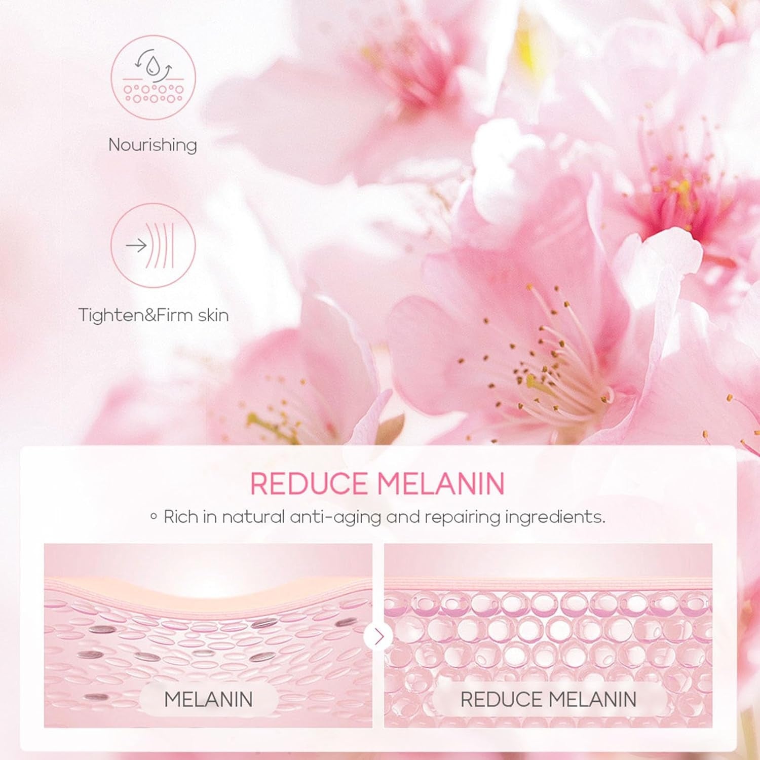 Sakura Geschenkset Frauen 4tlg korean skincare Gesichtspflege Set Feuchtigkeit