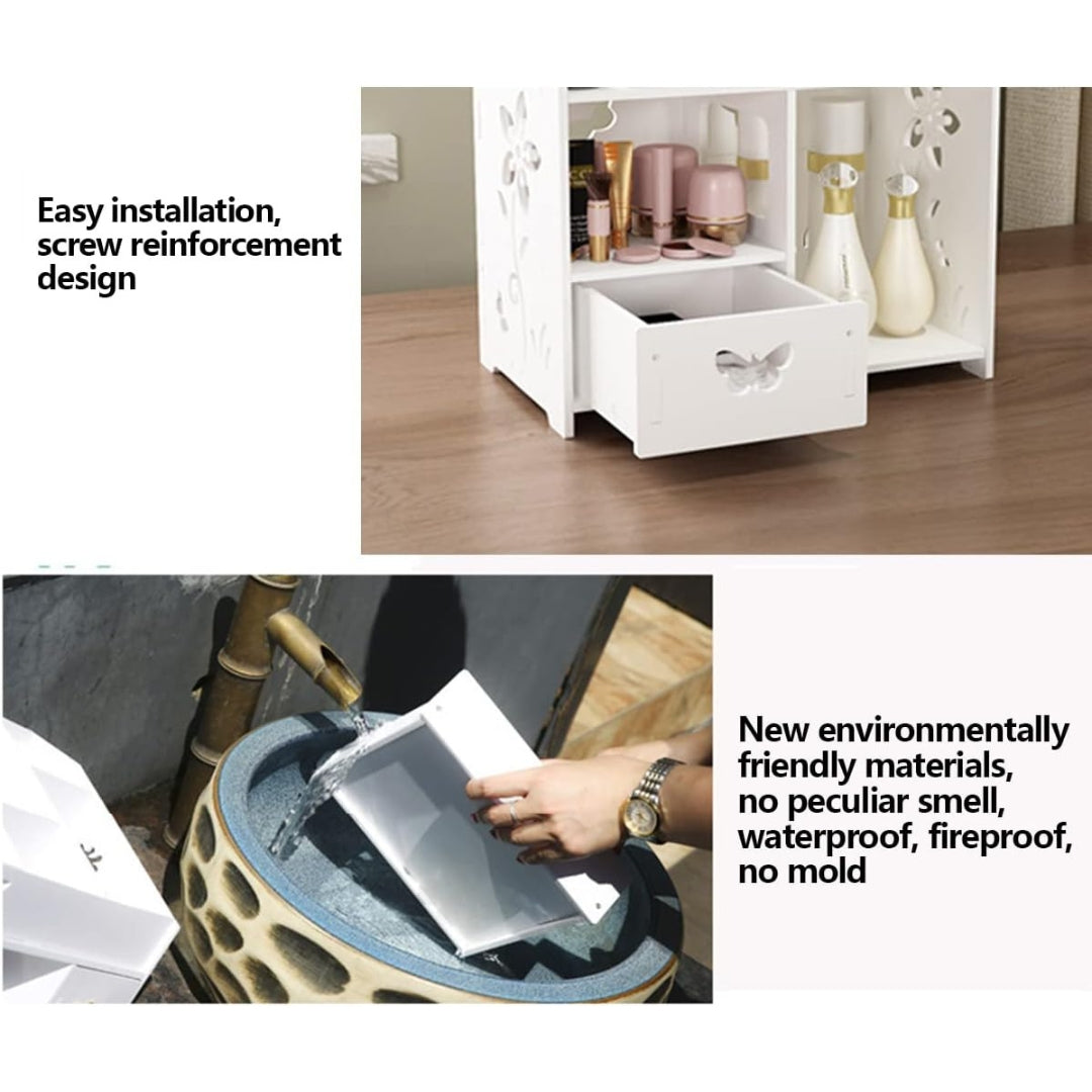 Kosmetik Organizer Make-up Aufbewahrung Schubladen Box Schminktisch Wasserdicht