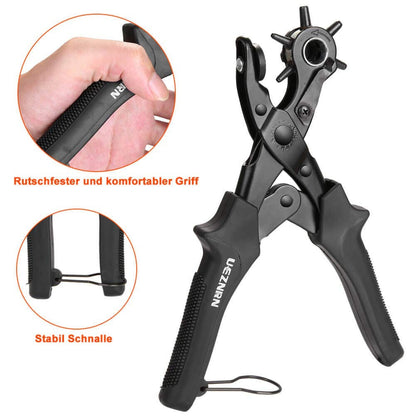 uhrmacher schraubendreher set Gürtellochzange Heavy Duty Revolverlochzange