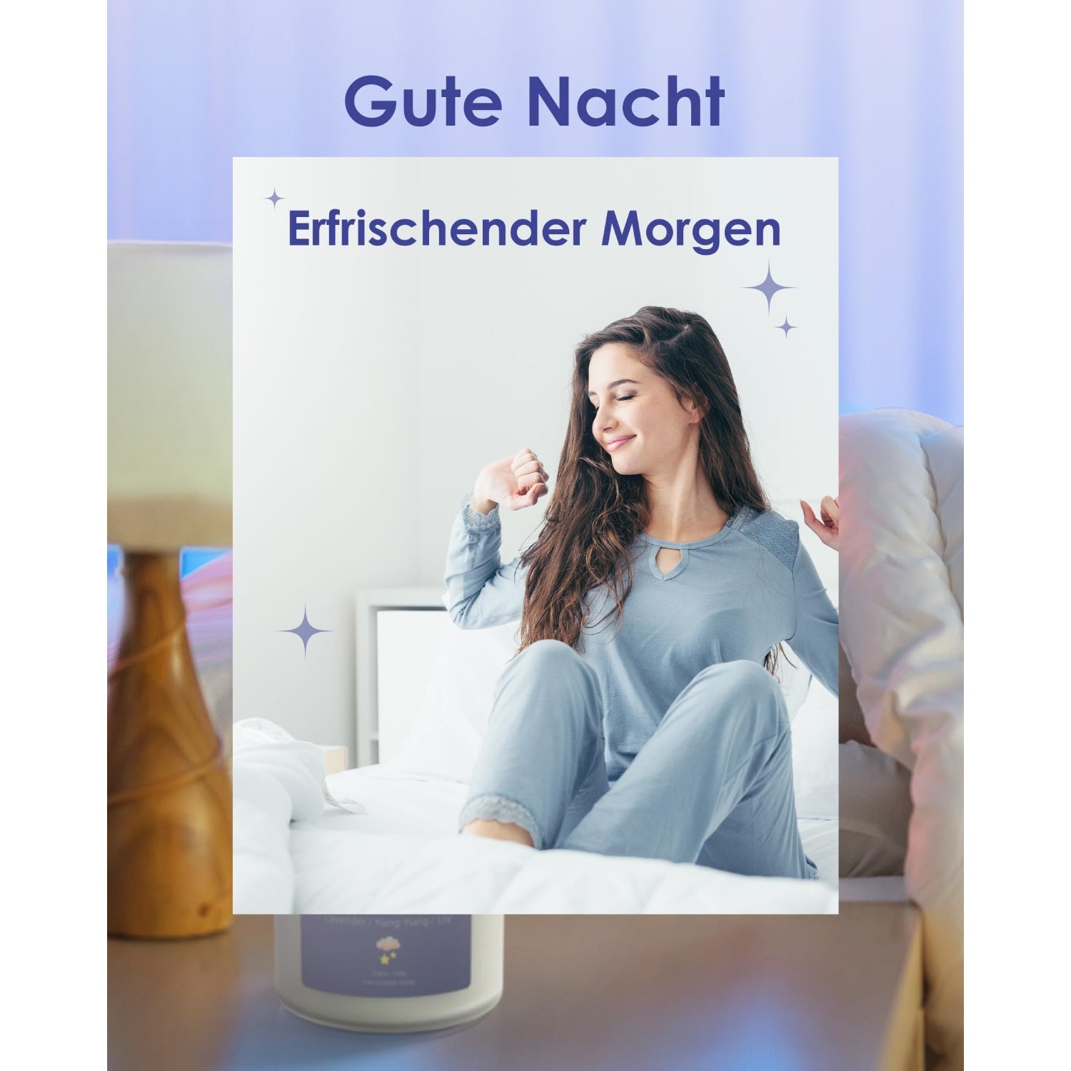 3 Duftkerzen im Glas Schlafkerzen Geschenke für Frauen Duftkerzen Geschenkset