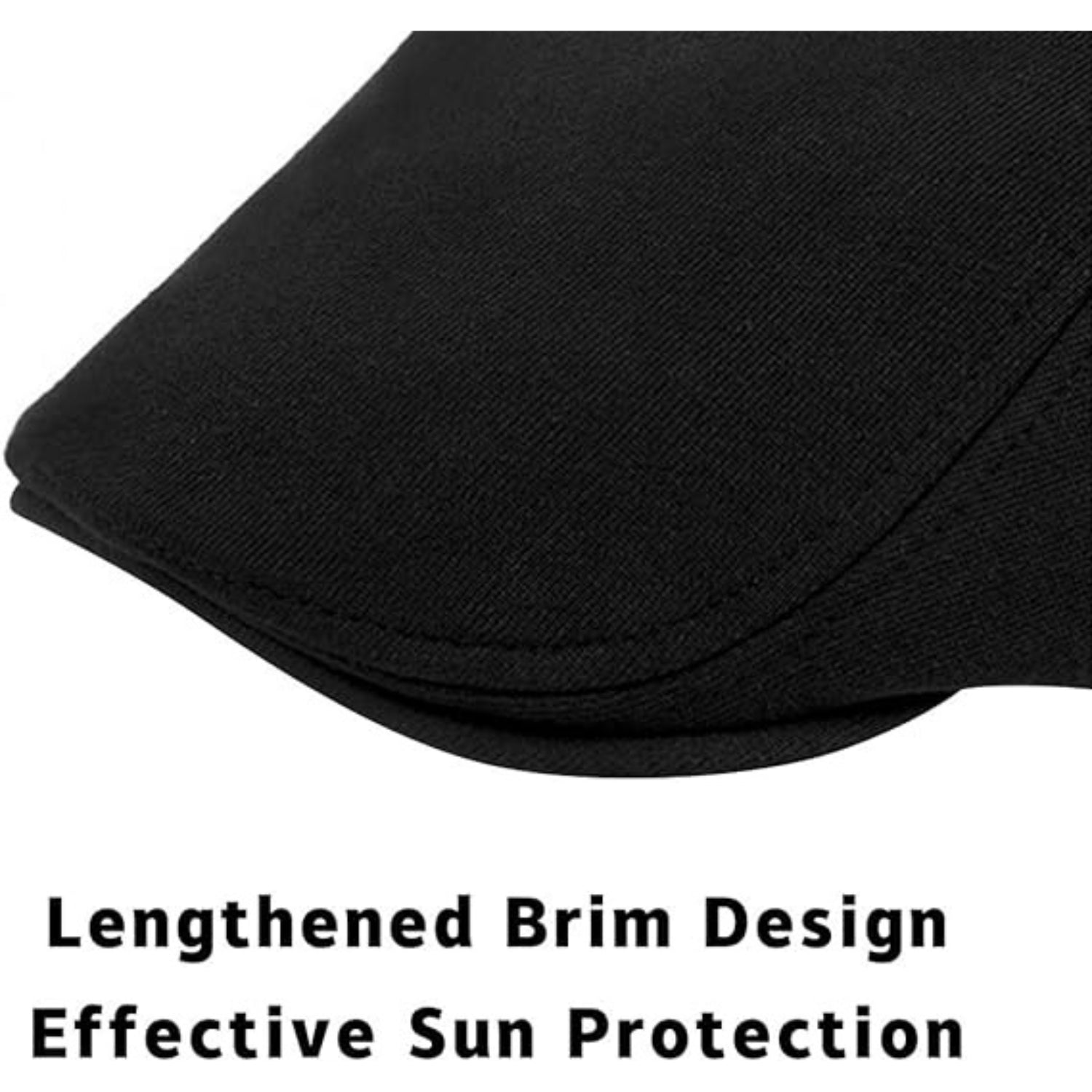 Hut Herren Schiebermütze Schwarz Baumwolle Newsboy Driving Cap